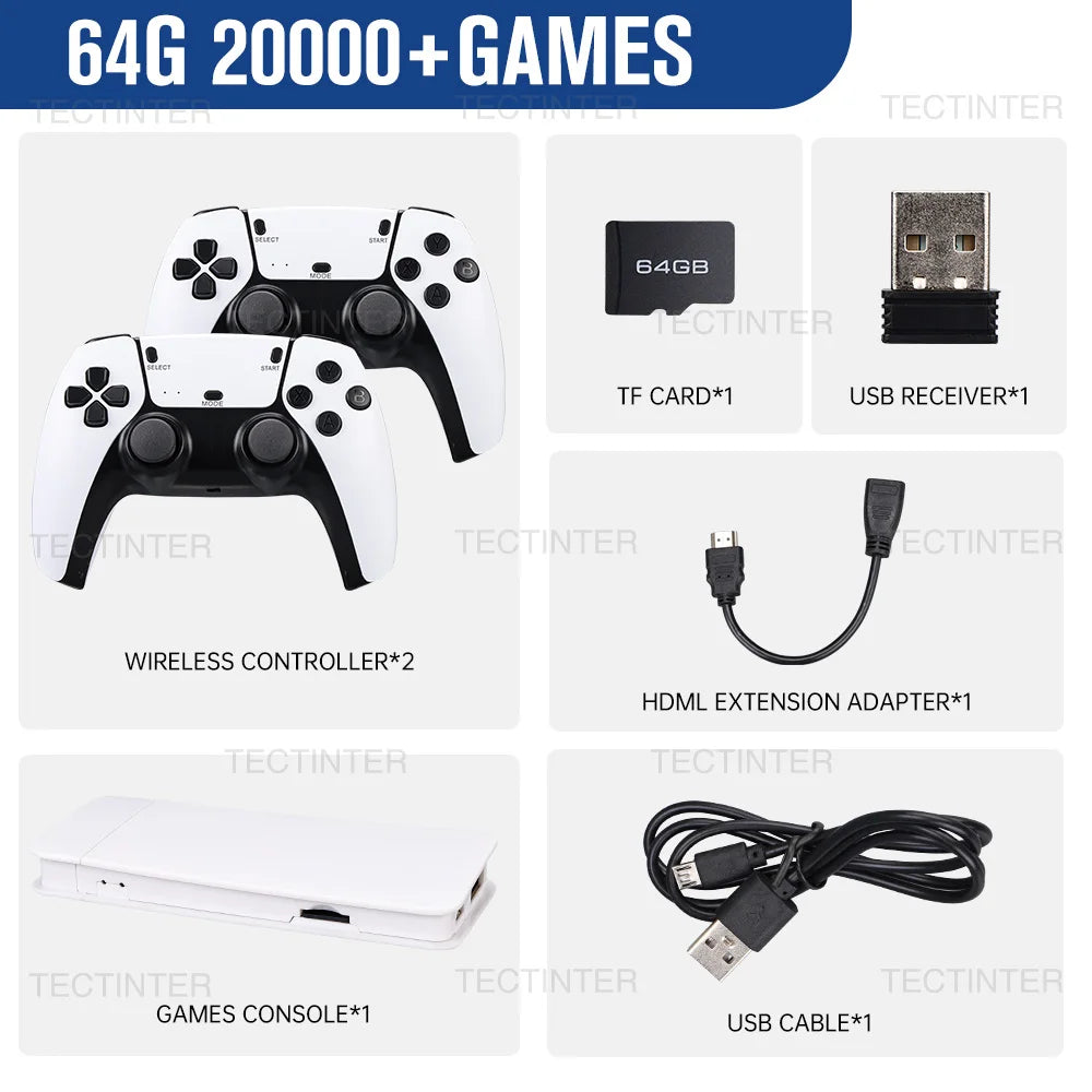 4K Game Stick Mini Video Games (+20000 Games)